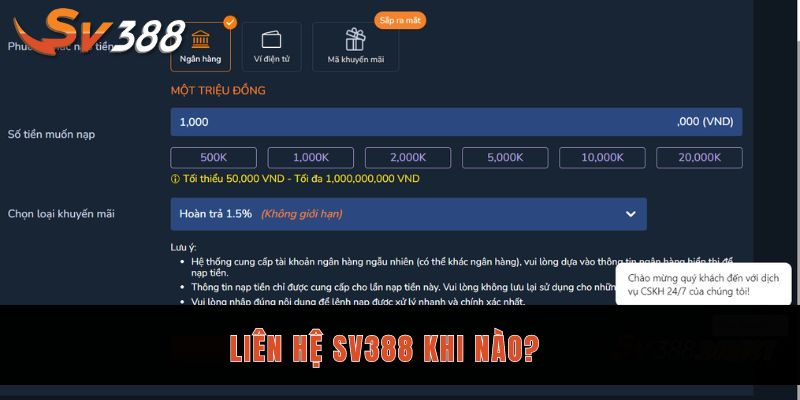 Hướng dẫn liên hệ SV388 qua 3 phương thức mới cập nhật 3 Liên hệ nhà cái khi nào?